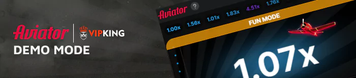 Players can try VipKing Aviator in Demo mode first